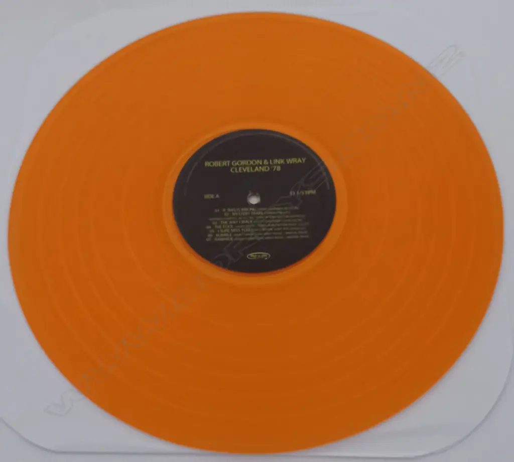 Robert Gordon (2), Link Wray, Cleveland '78 (Tangerine vinyl) Image 1++